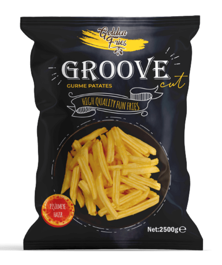 GROOVE KESİM DONDURULMUŞ GURME PATATES